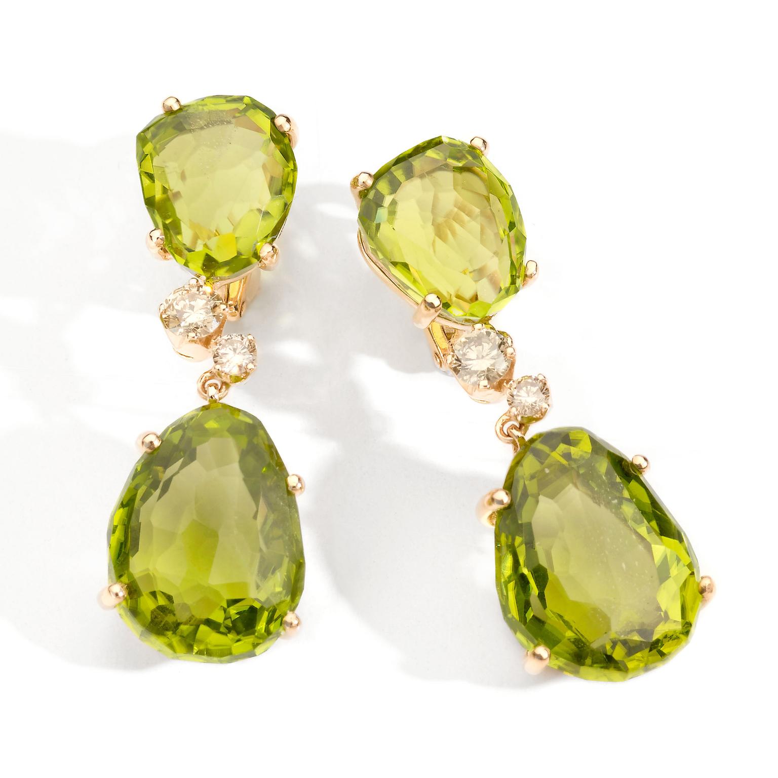 Pomellato Riviere Peridot absinthe earrings - LA GIOIA DI POMELLATO