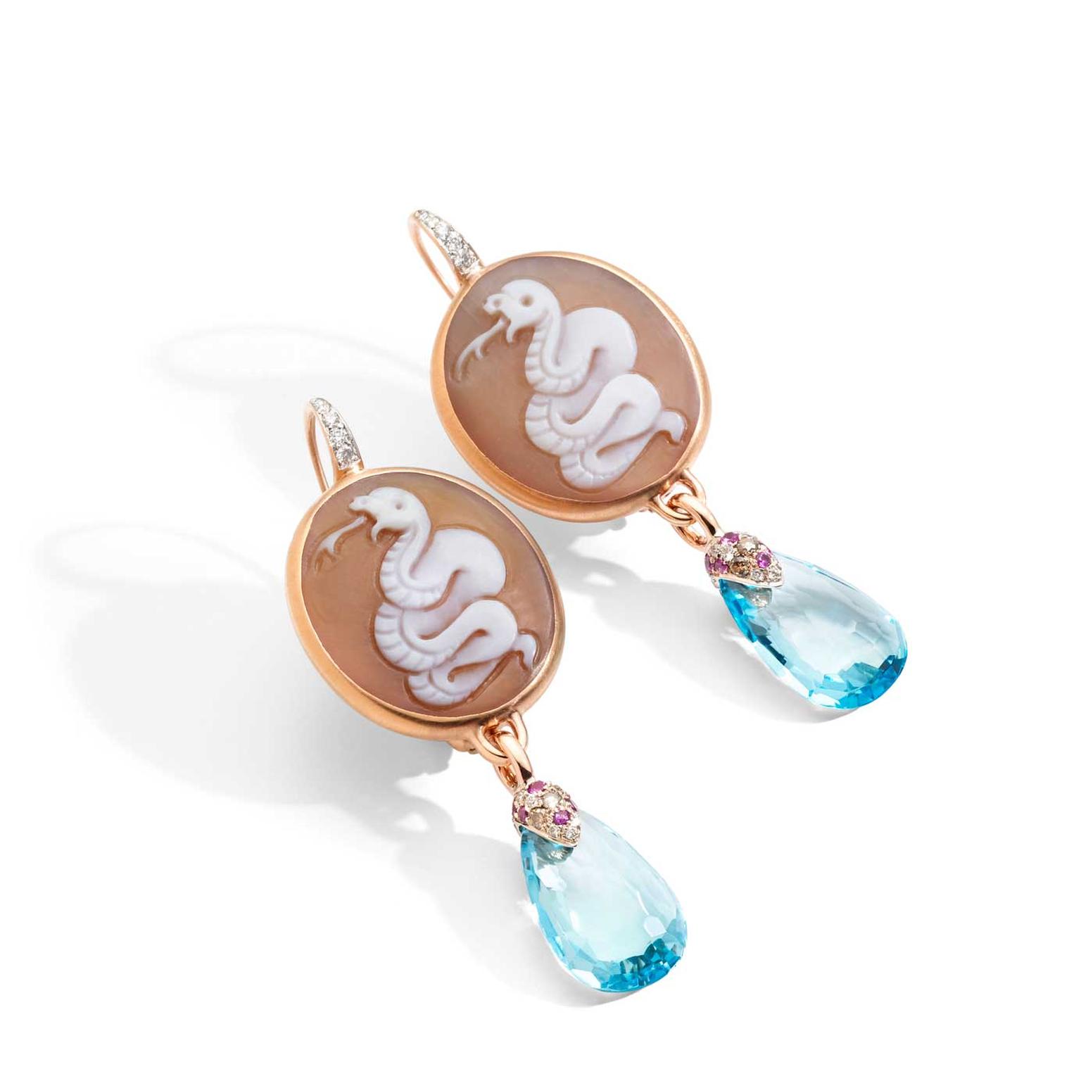 LA GIOIA di Pomellato CAMEO earrings 2021