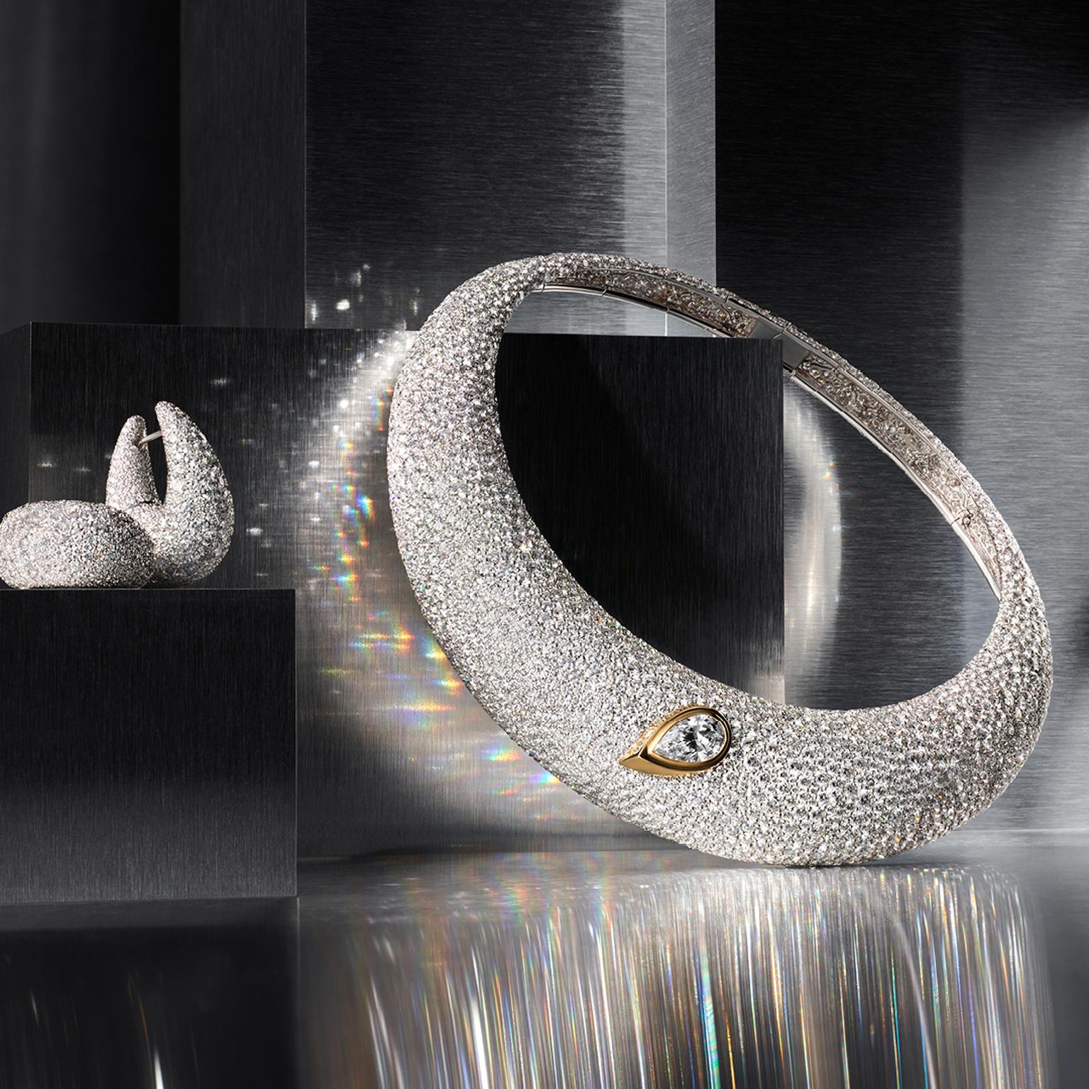Diamond collar by Messika