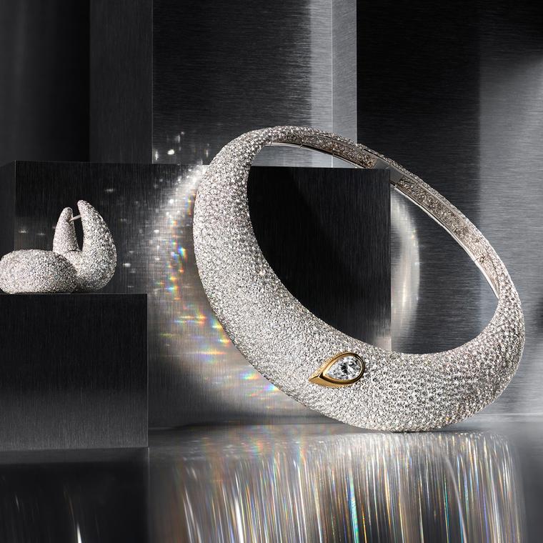 Diamond collar by Messika