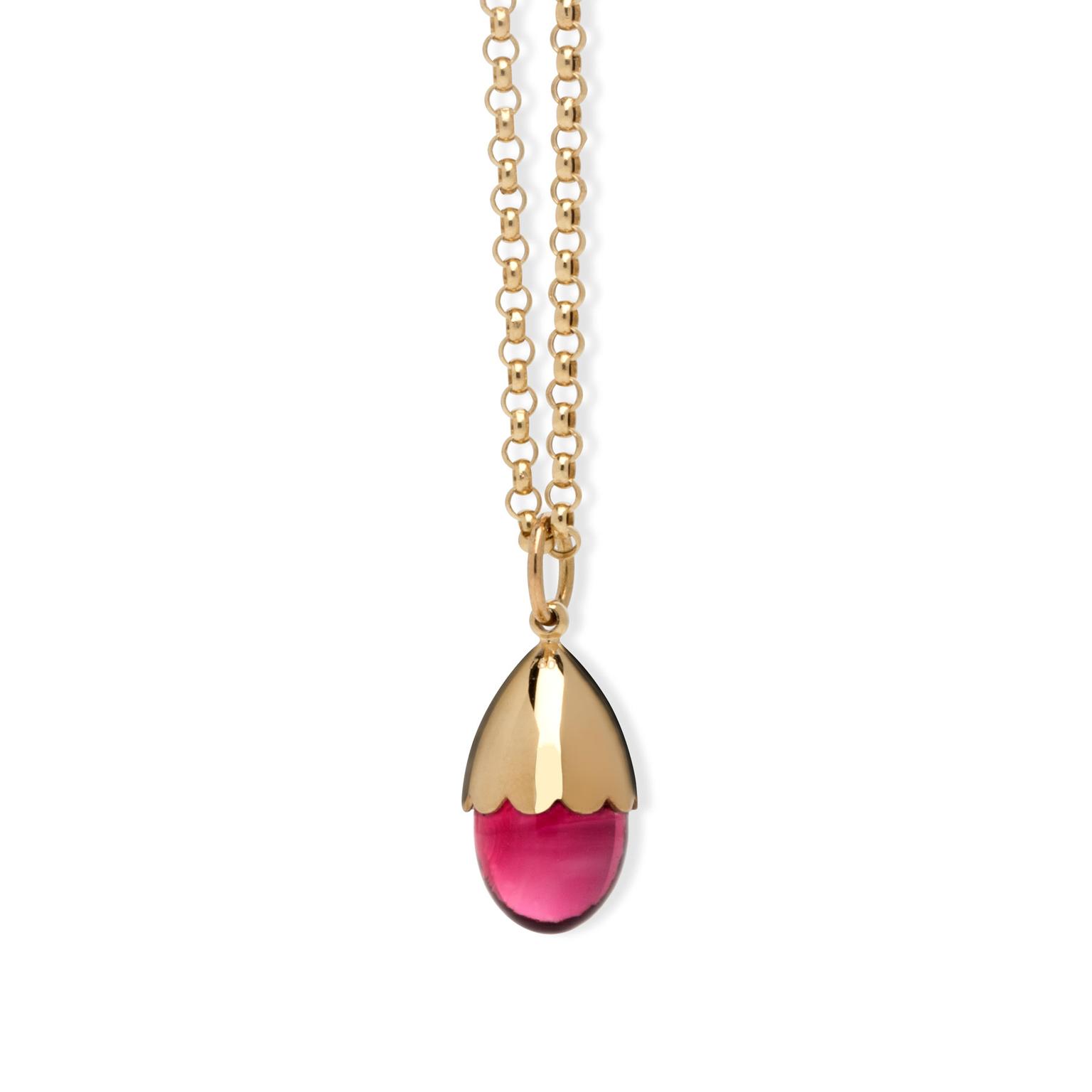 Maviada Comino pink tourmaline pendant