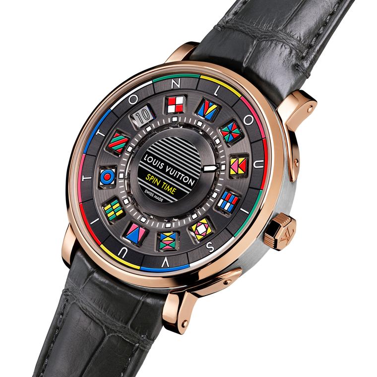 Louis Vuitton Escale Spin Time watch in rose gold