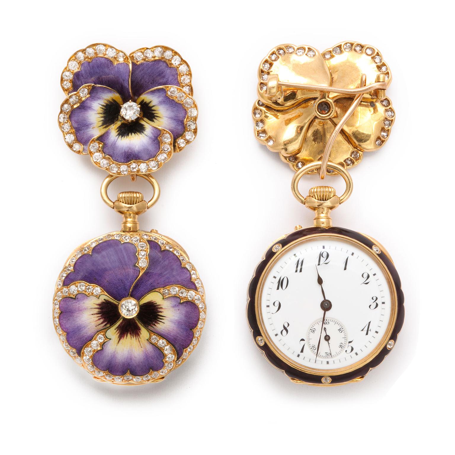 A La Vielle Russie brooch watch