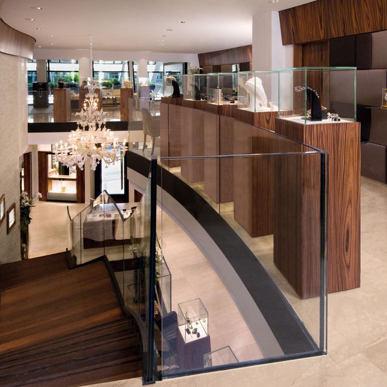 Les Ambassadeurs boutique in Geneva interior