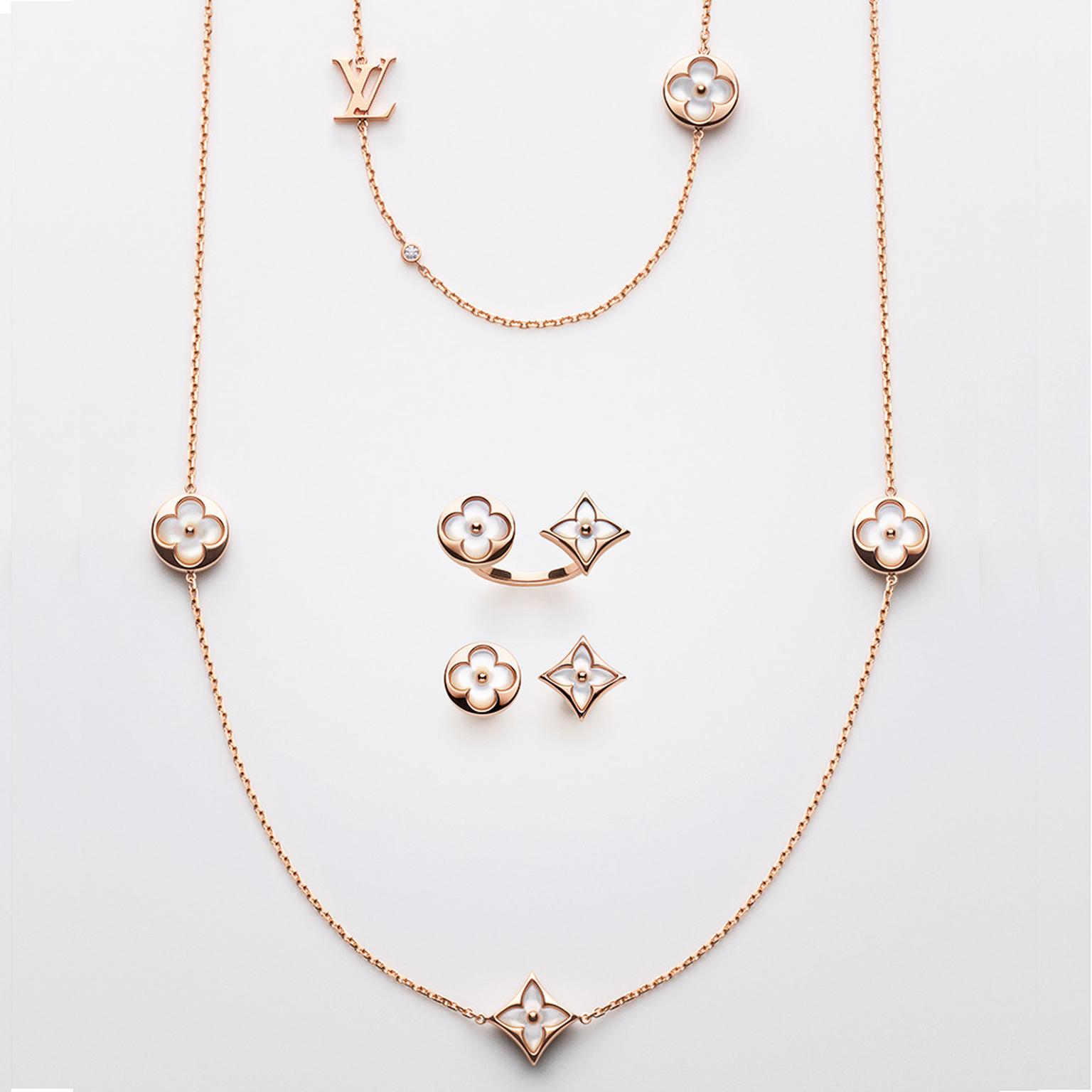 Louis vuitton color sales blossom necklace