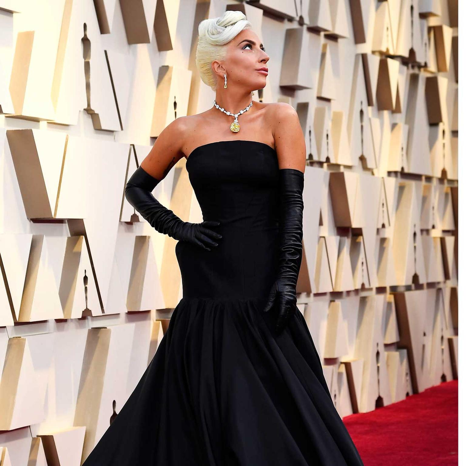 Lady Gaga Oscars Tiffany diamond GettyImages