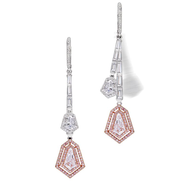 Avakian kite-cut high jewellery earrings