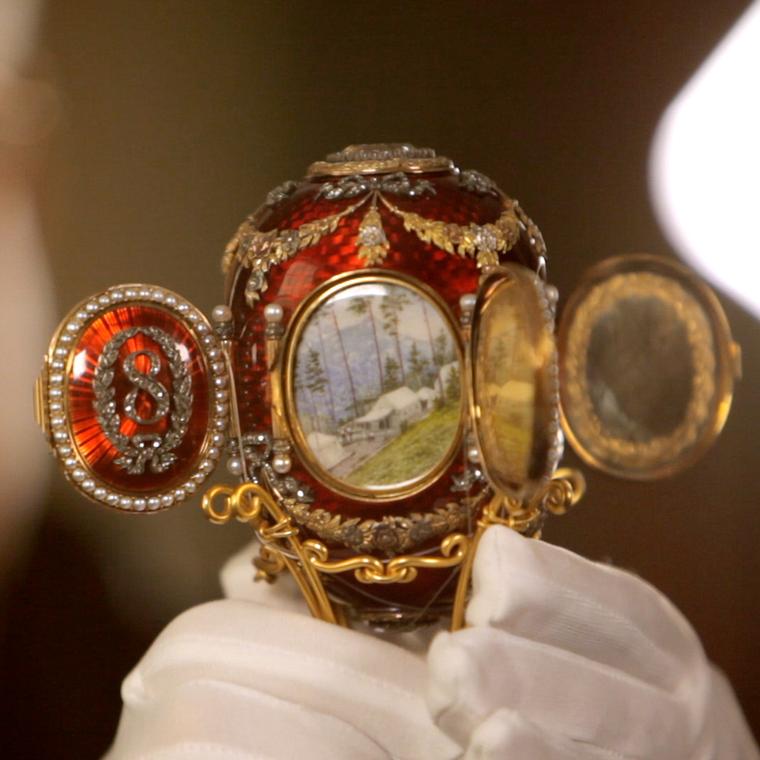 Faberge Caucasus Egg given to Tsarina Maria Feodorovna Easter 1893