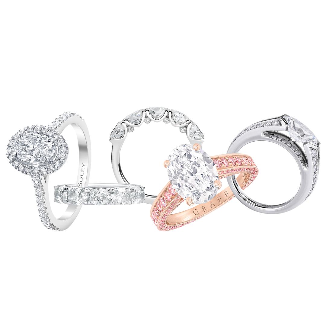 Oval engagement rings the cut for maximum sparkle The Jewellery Editor