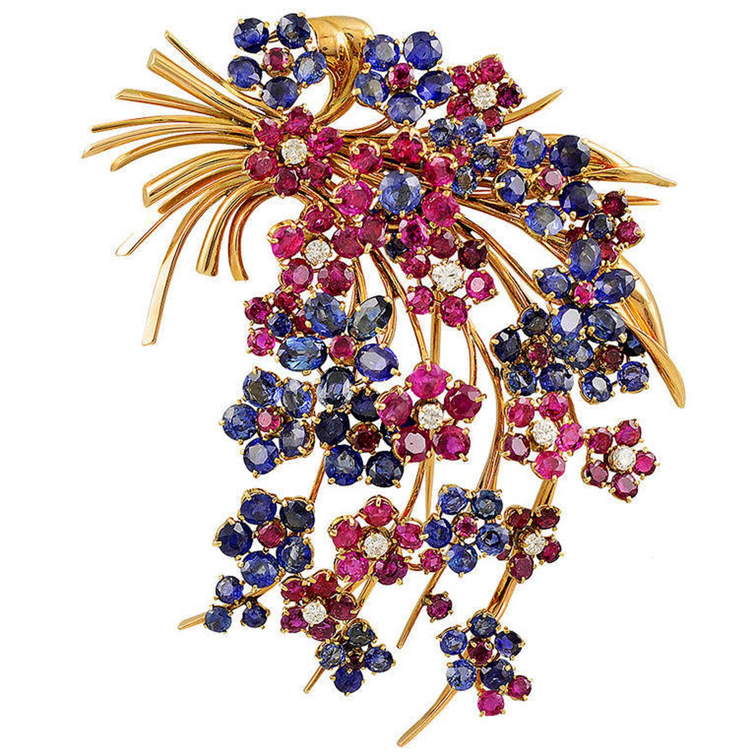 Yafa Van Cleef & Arpels Hawaii brooch