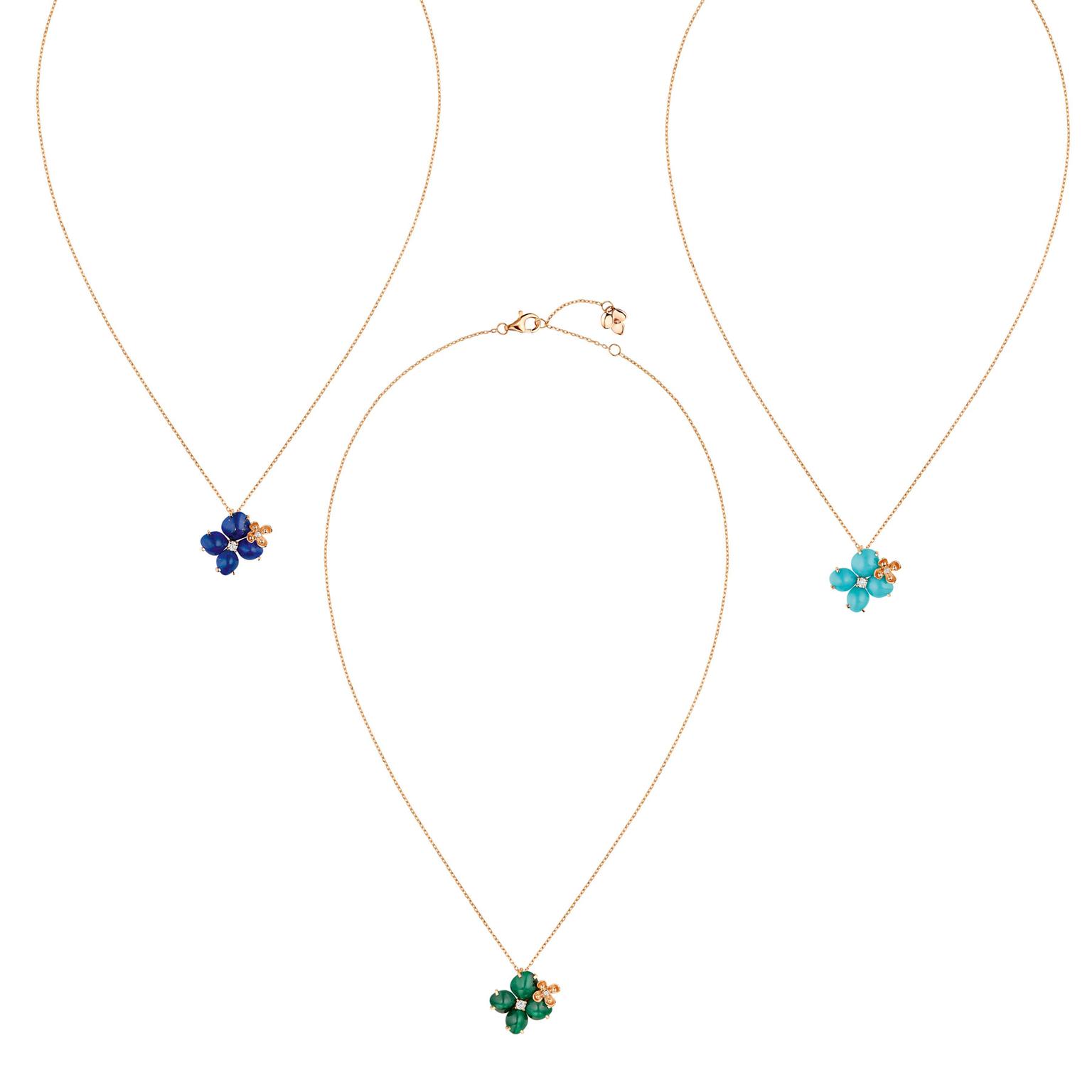 Chaumet store flower necklace