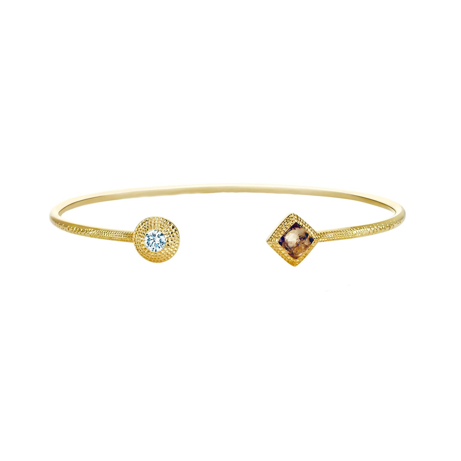 De Beers Talisman collection open bracelet