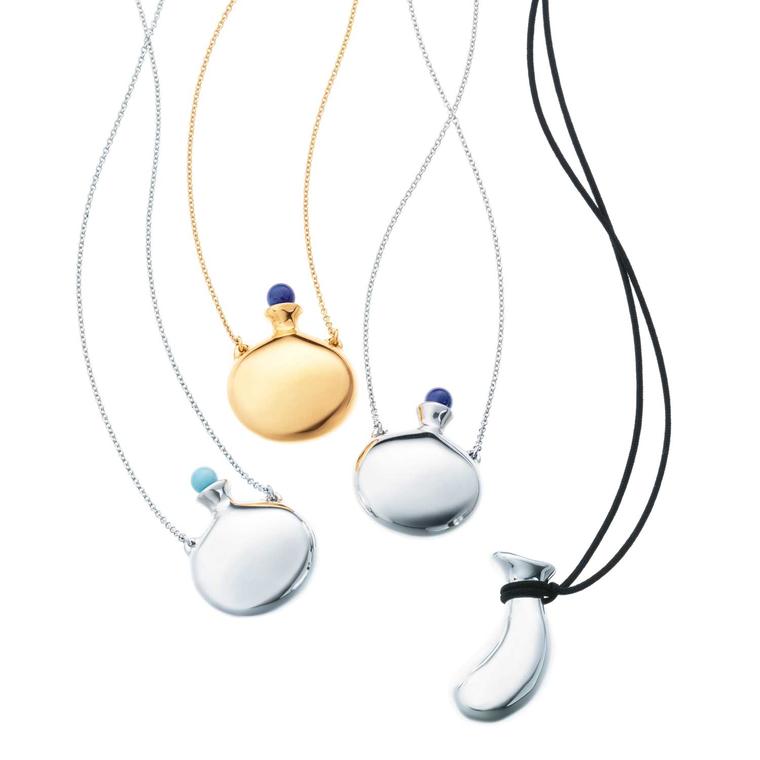 Elsa Peretti for Tiffany Bottle pendants