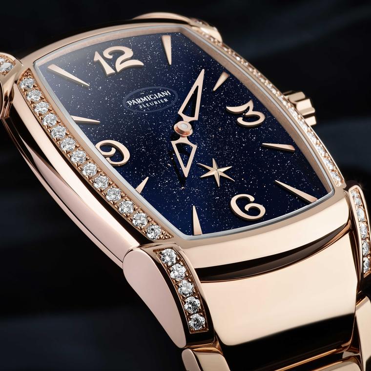 Parmigiani Fleurier's new rose gold Kalpa Nova Galaxy for ladies with an aventurine glass dial