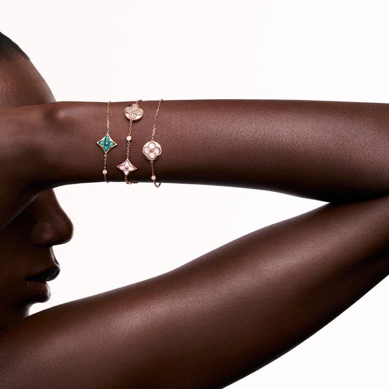 Color Blossom bracelet by Louis Vuitton on model ©Nicolas Kantor