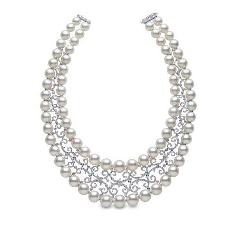 YOKO London wedding-day pearl necklace