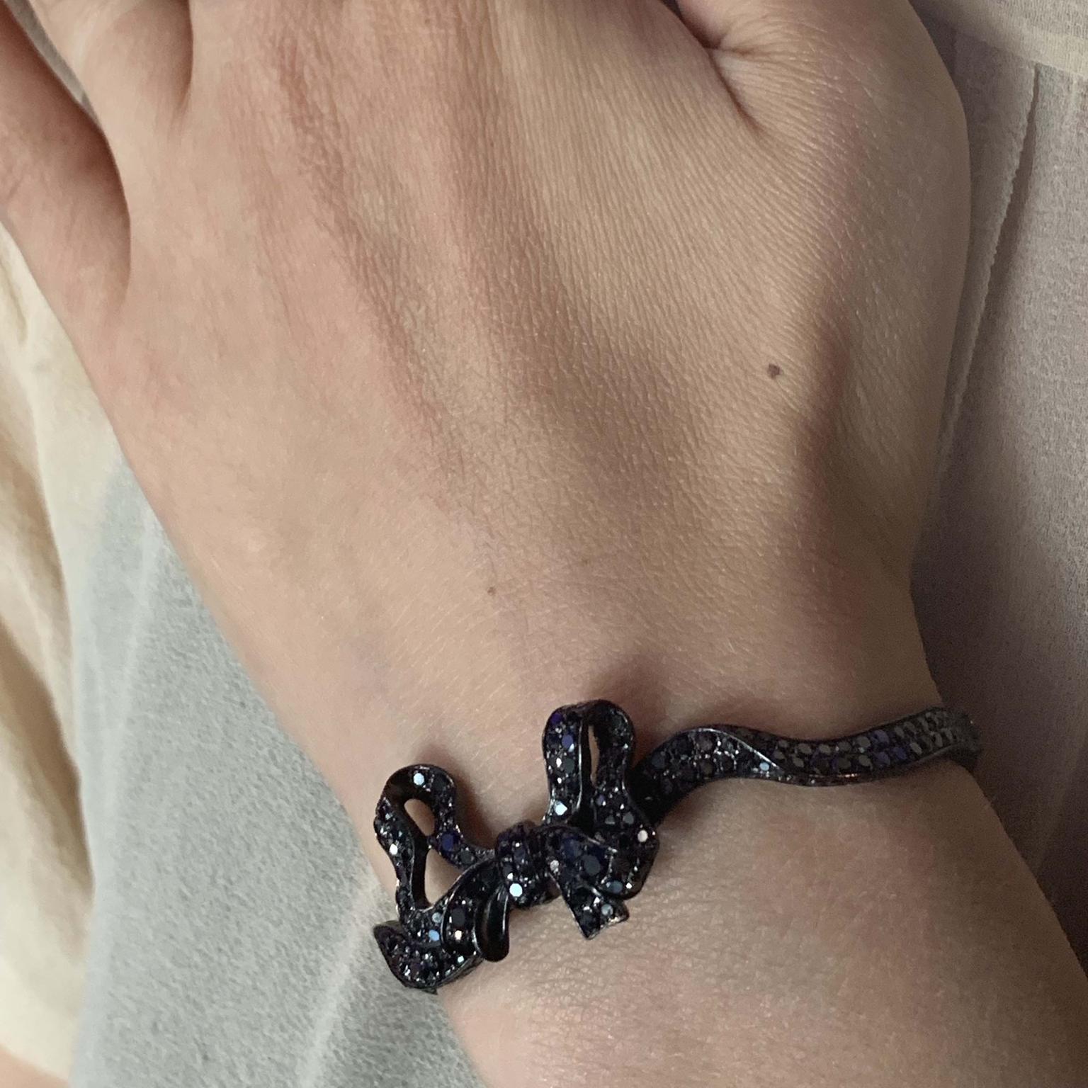 Lydia Courteille La vie en Rose bracelet on wrist