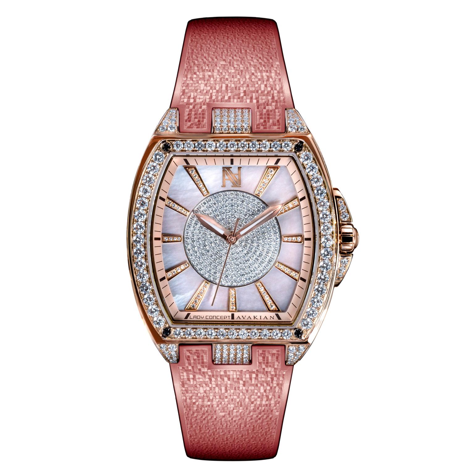 Avakian Lady Concept Pink watch