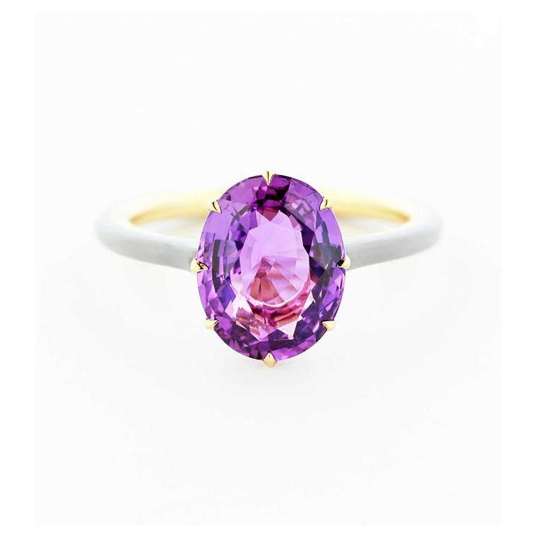 Embrace the avant-garde with these colourful engagement rings