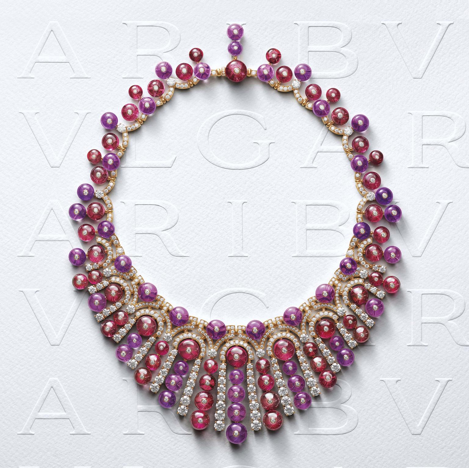 Barocko High Jewelry Necklace with Sapphires