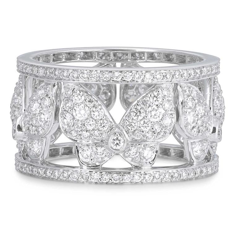 VanLeles diamond butterfly eternity ring