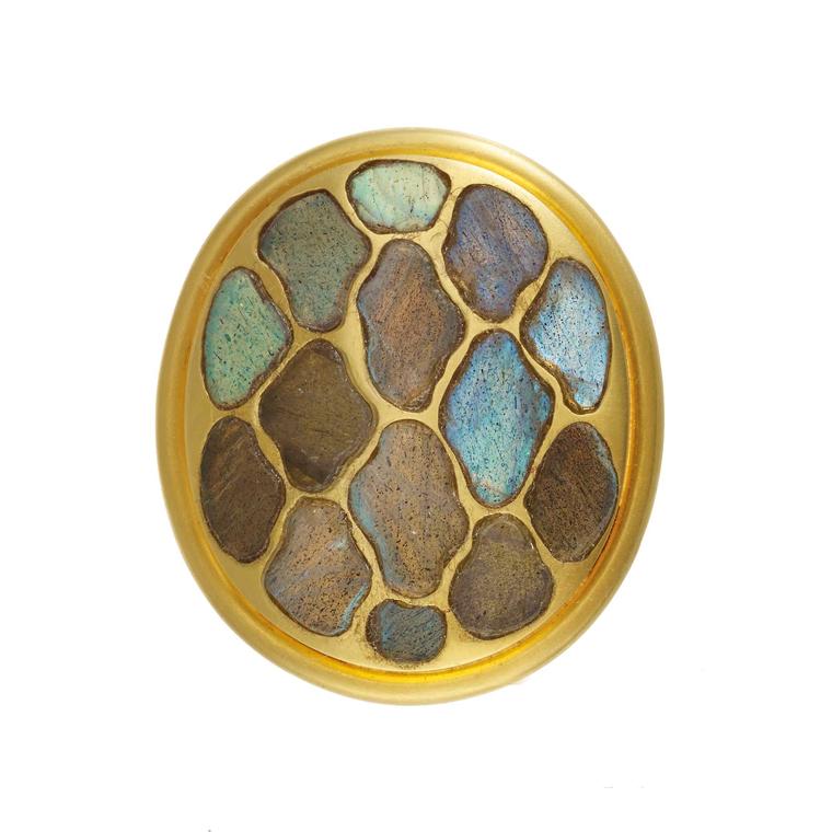 Pippa Small labradorite Lattice ring