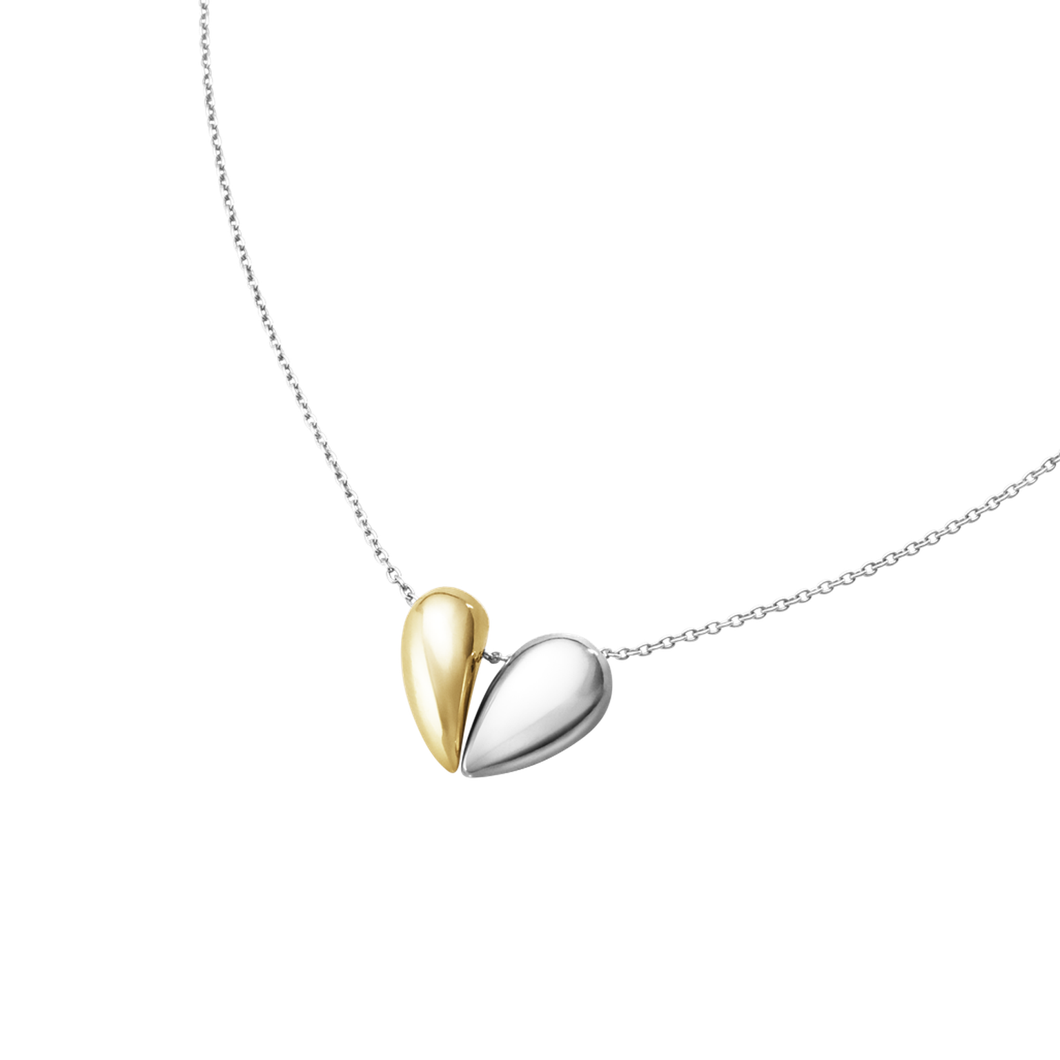 Hearts necklace by Georg Jensen open
