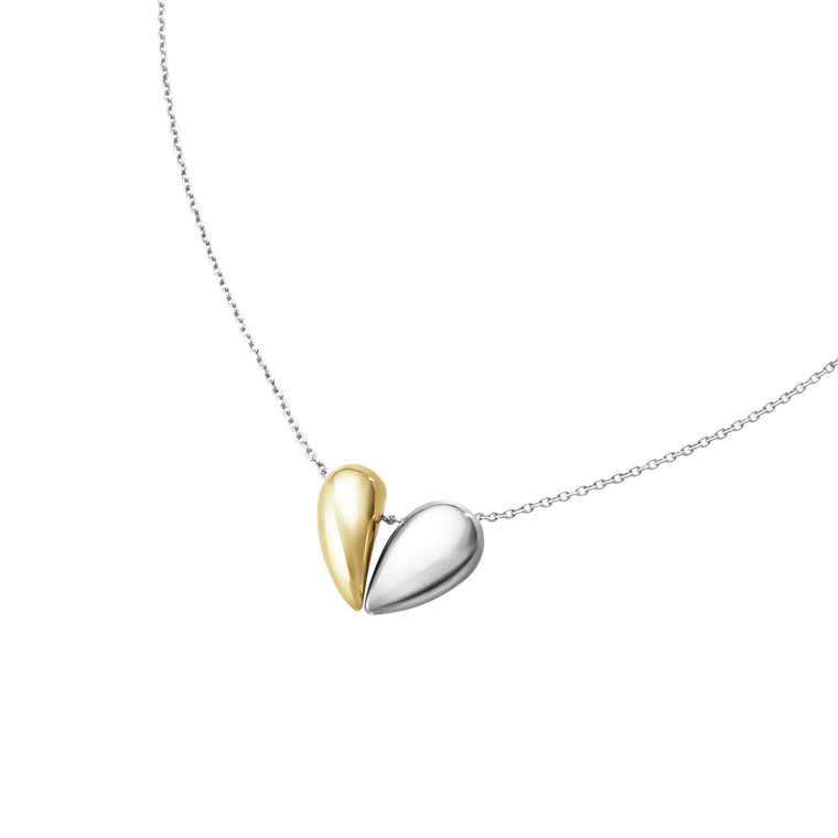 Hearts necklace by Georg Jensen open