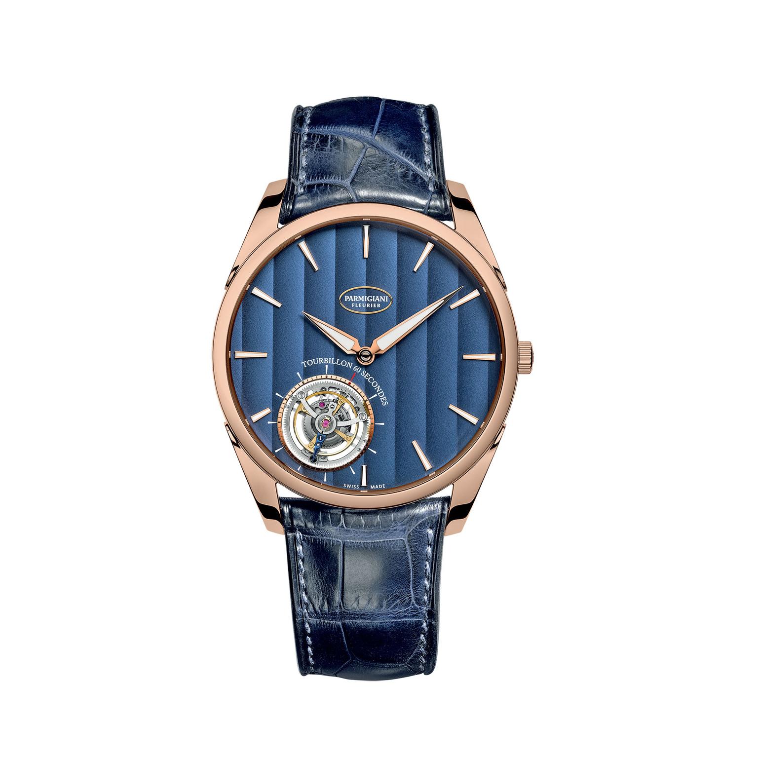 Parmigiani Tonda 1950 Tourbillon blue abyss dial