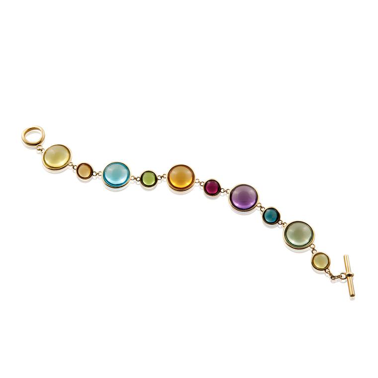 Mischief Disc multicolour gemstone bracelet