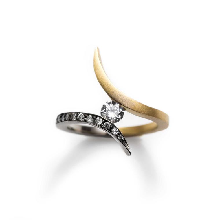 Paola van der Hulst Tonali diamond ring