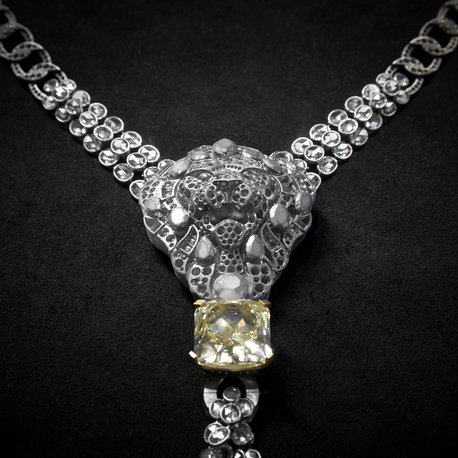 Chanel L'Esprit du Lion Legendary lion necklace in workshop