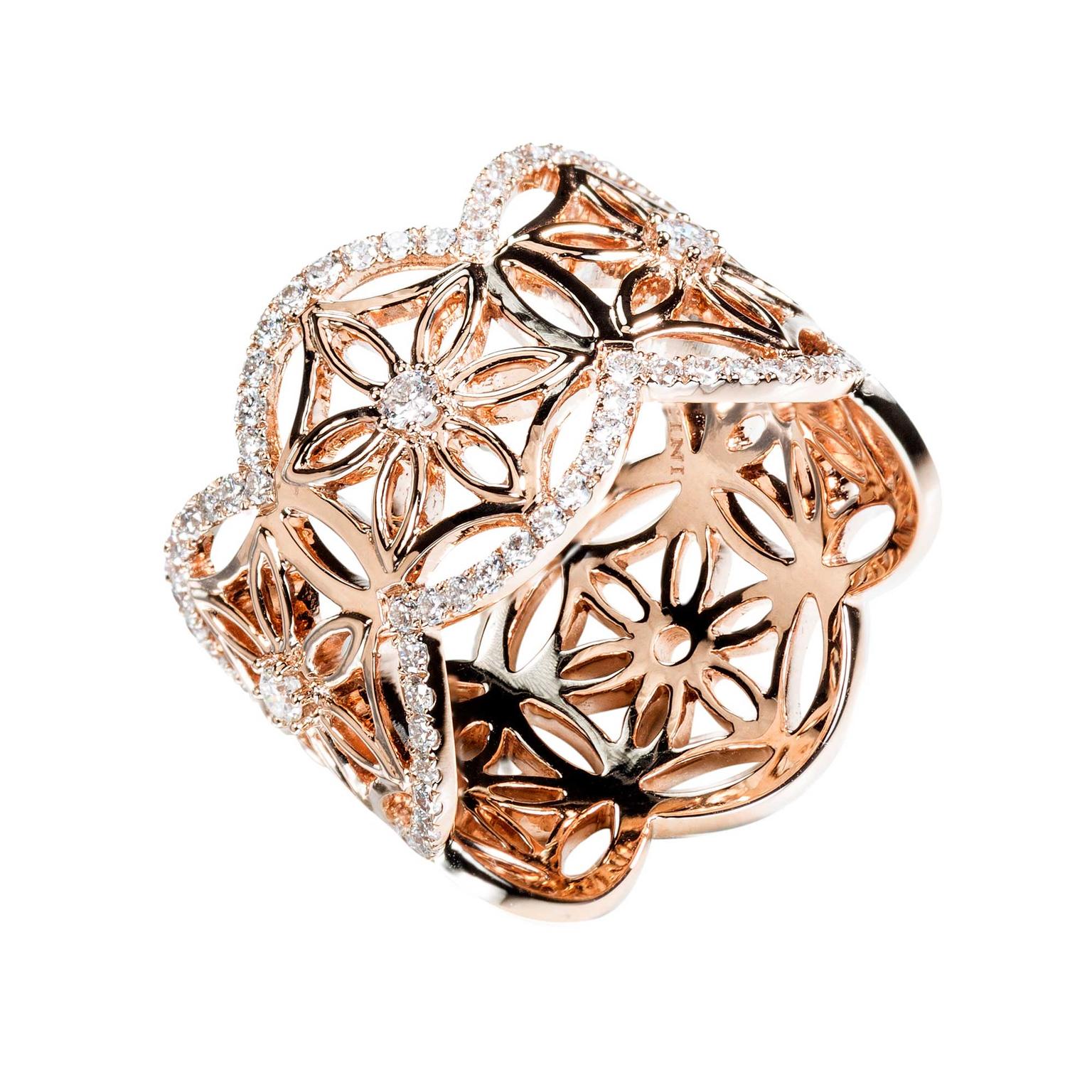 Dionea Orcini Semiramis mini ring side view