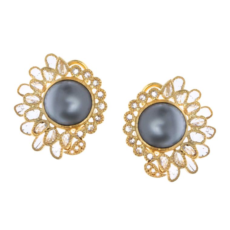 Coomi Tahitian pearl earrings