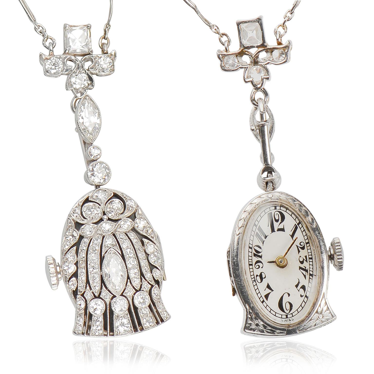 The Three Graces watch pendant