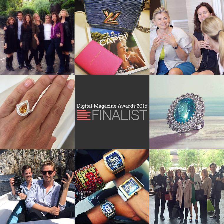 The Jewellery Editor is a finalist in the 2015 Digital Magazine Awards