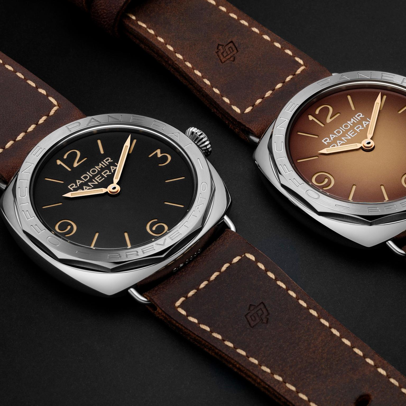 Panerai's two new 47mm Radiomir 3 Days Acciaio watches