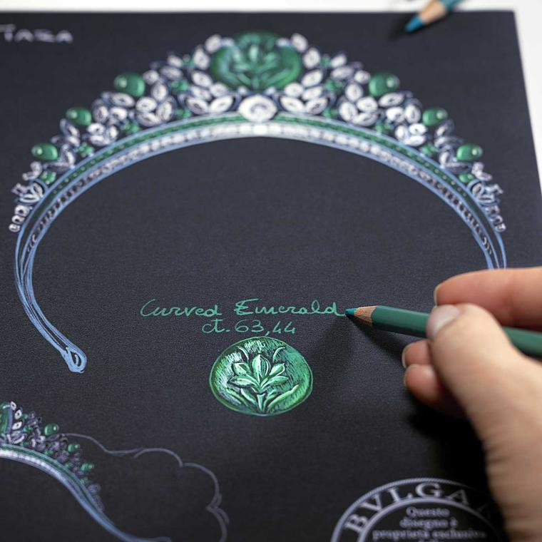 A royal offering: the Bulgari Jubilee Emerald Garden Tiara