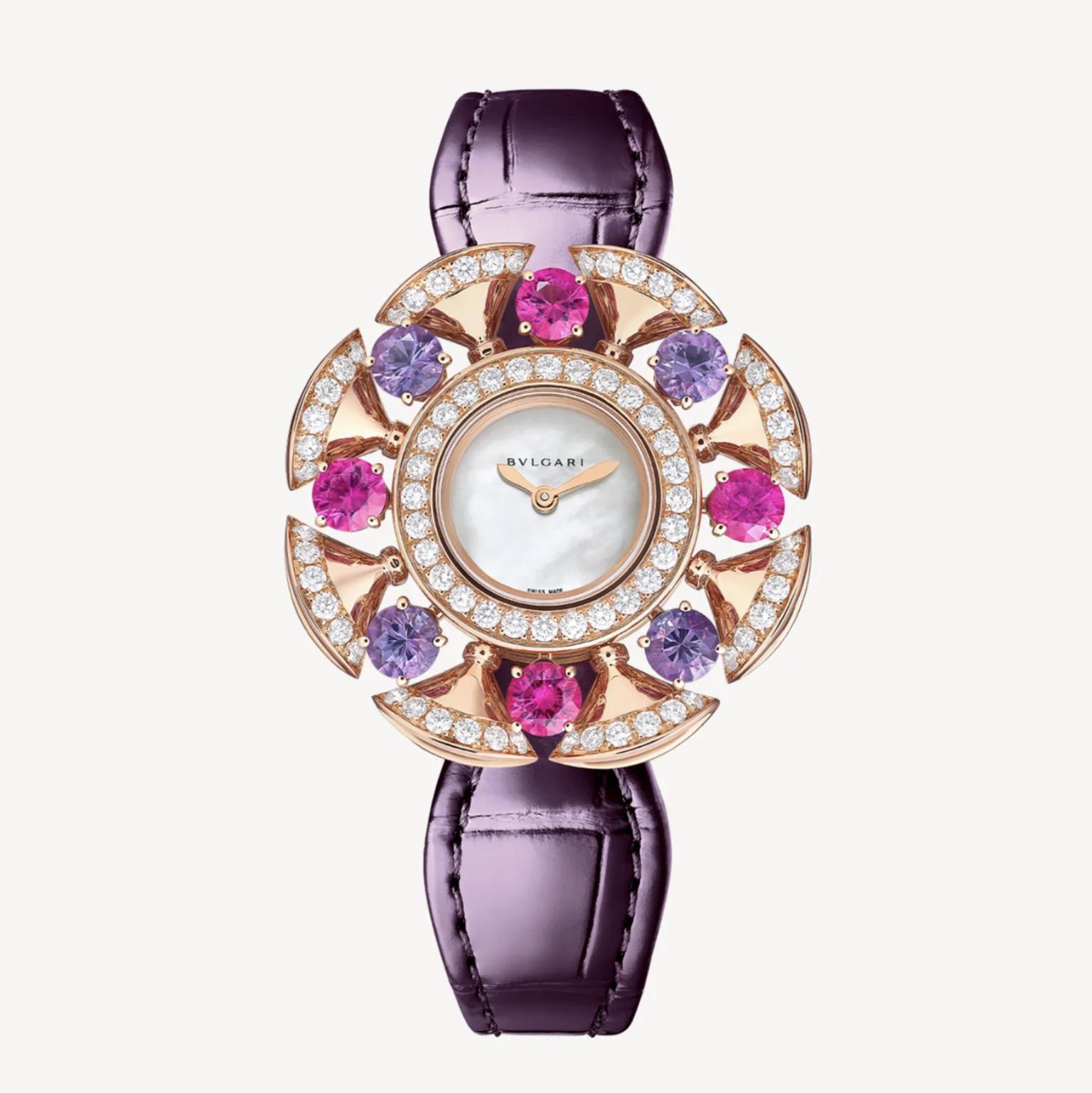 Divas Dream pink tourmalines and mauve amethysts by Bulgari