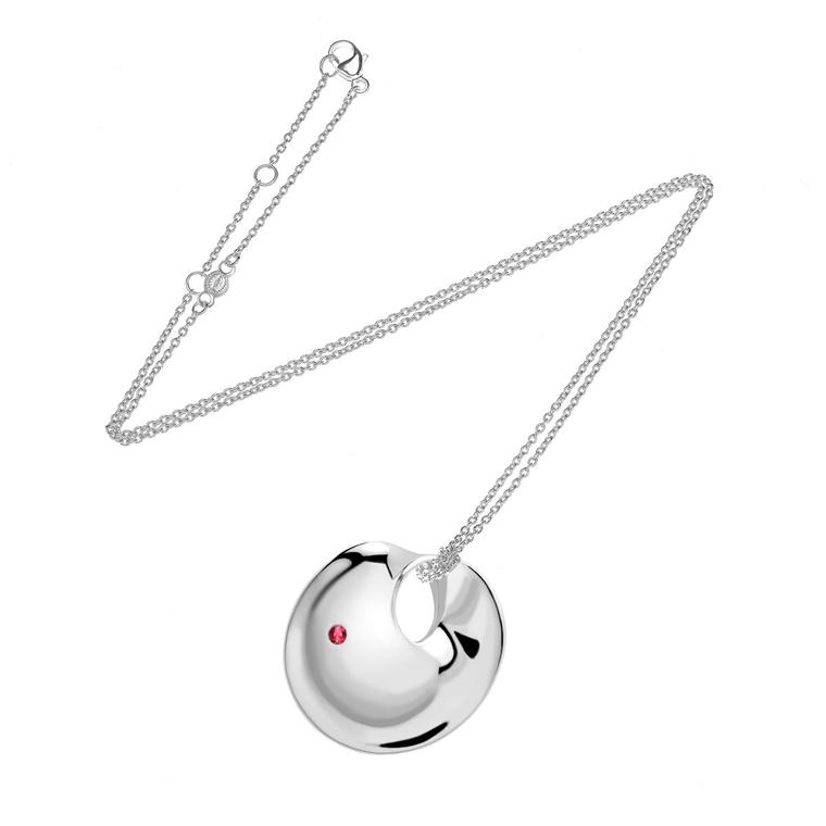 Georg Jensen x Gemfields Mobius Pendant on chain