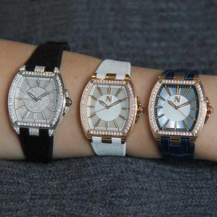 Avakian's Lady Concept watches on the wrist