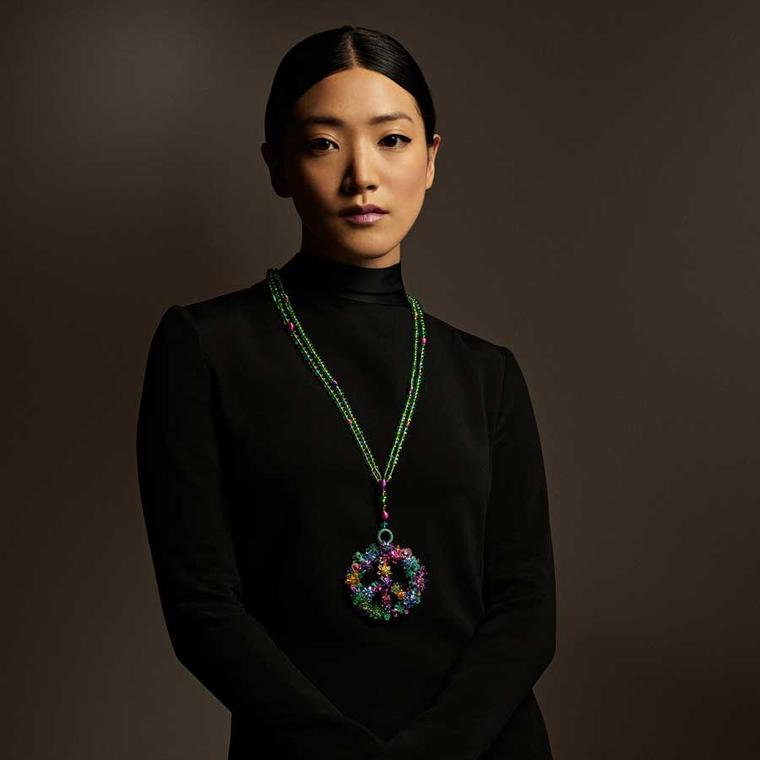 Chopard Peace and Love necklace Chopard Loves Cinema Red Carpet collection