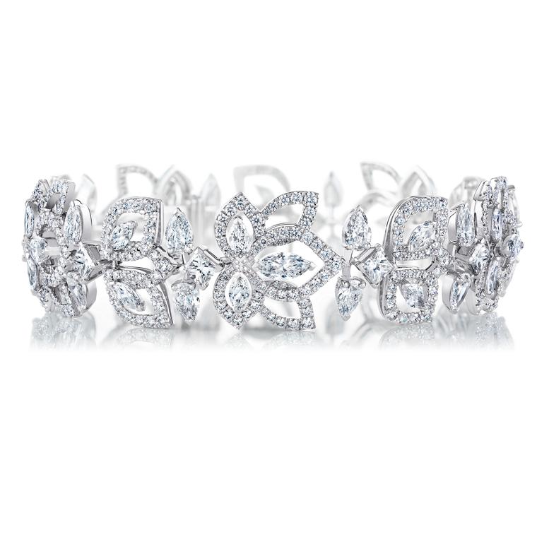 De Beers Flourishing Lotus high jewellery bracelet