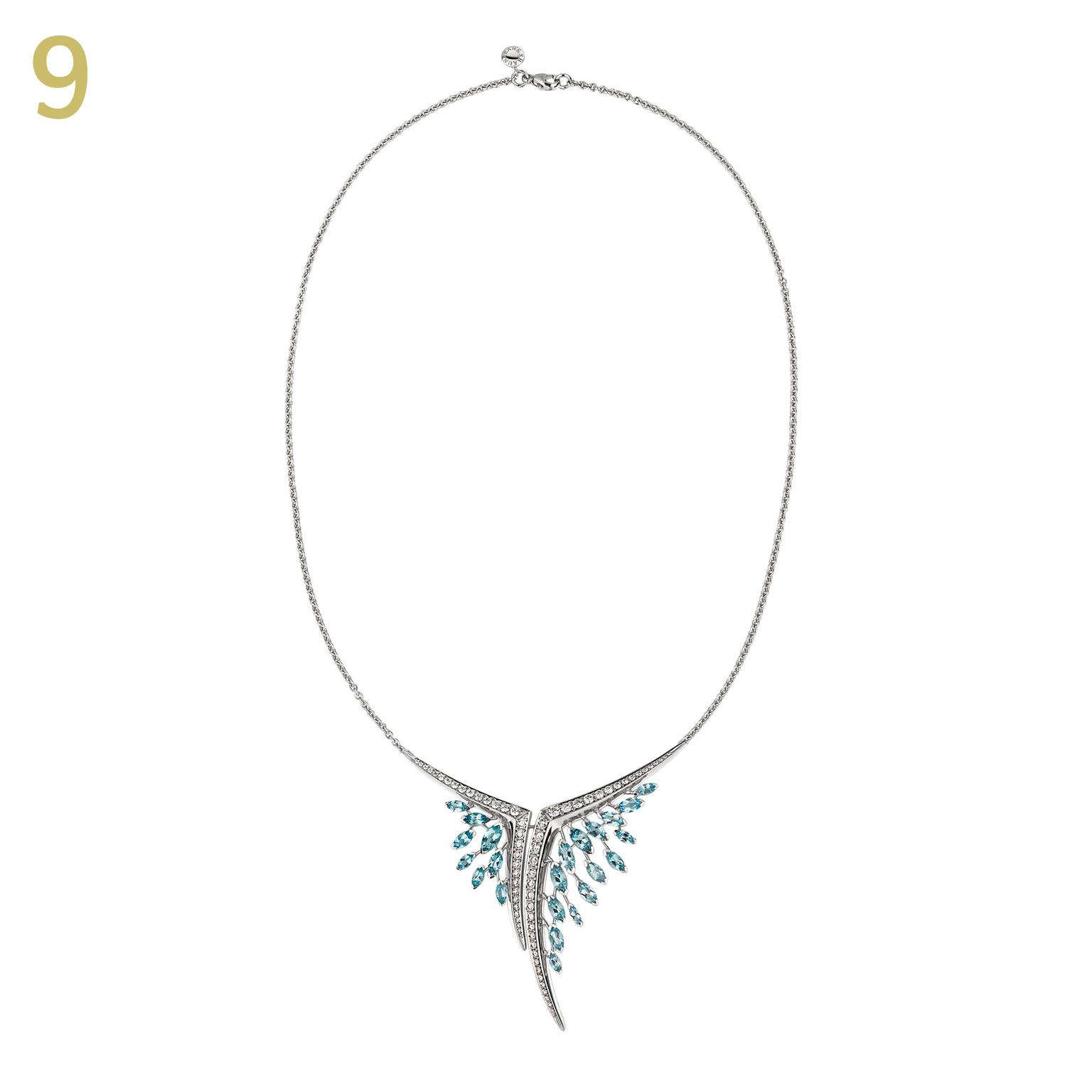 Shaun Leane aerial necklace aquamarine diamond