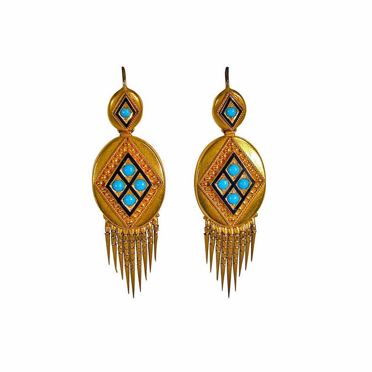 Spare Room fringe antique earrings