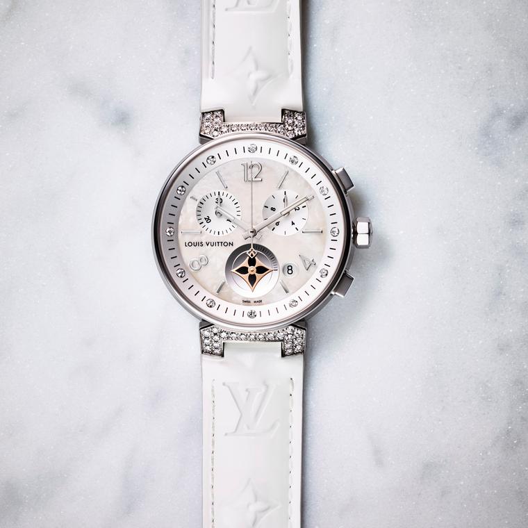 Louis Vuitton Presents Tambur Moon, The First Diamond-Encrusted Poinçon de  Genève Pavée Watch