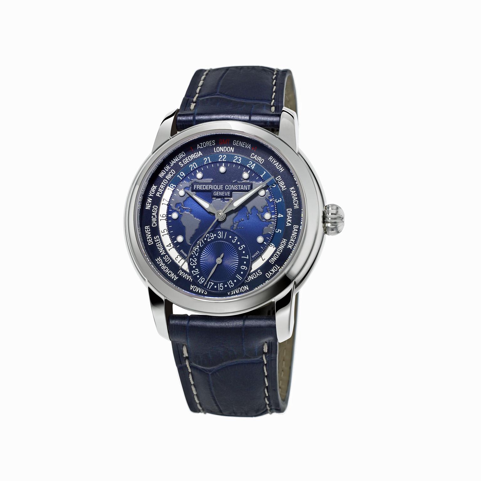 Frédérique Constant Worldtimer Navy Blue