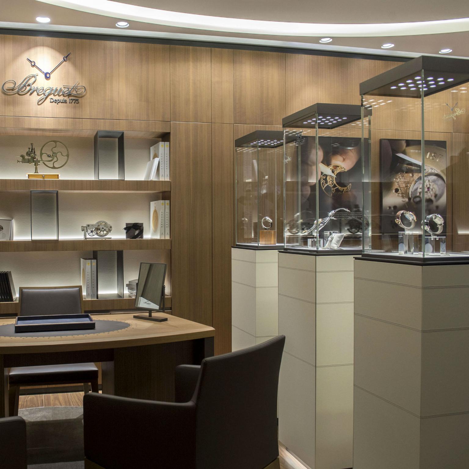 Breguet boutique Paris interior