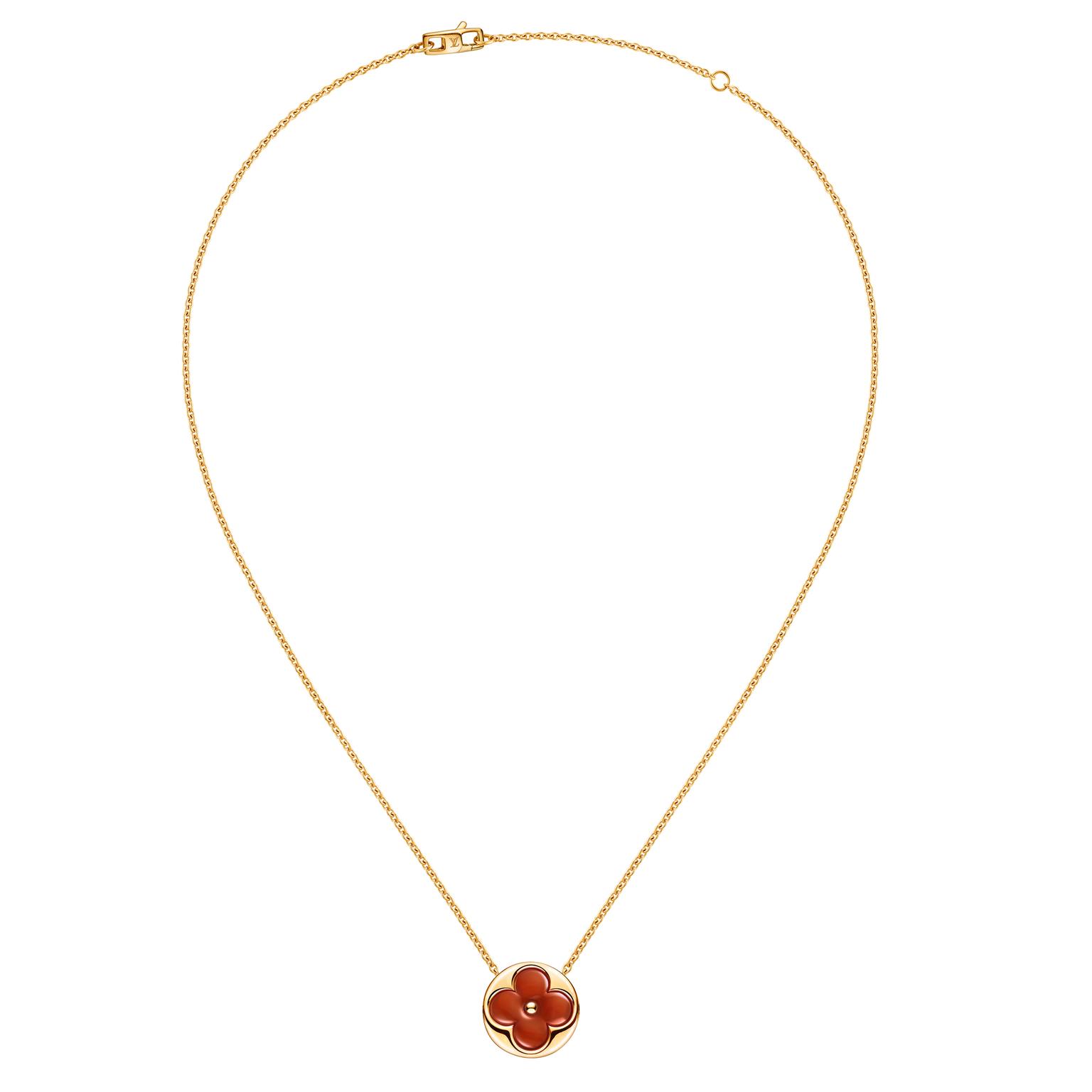 Louis vuitton store flower necklace