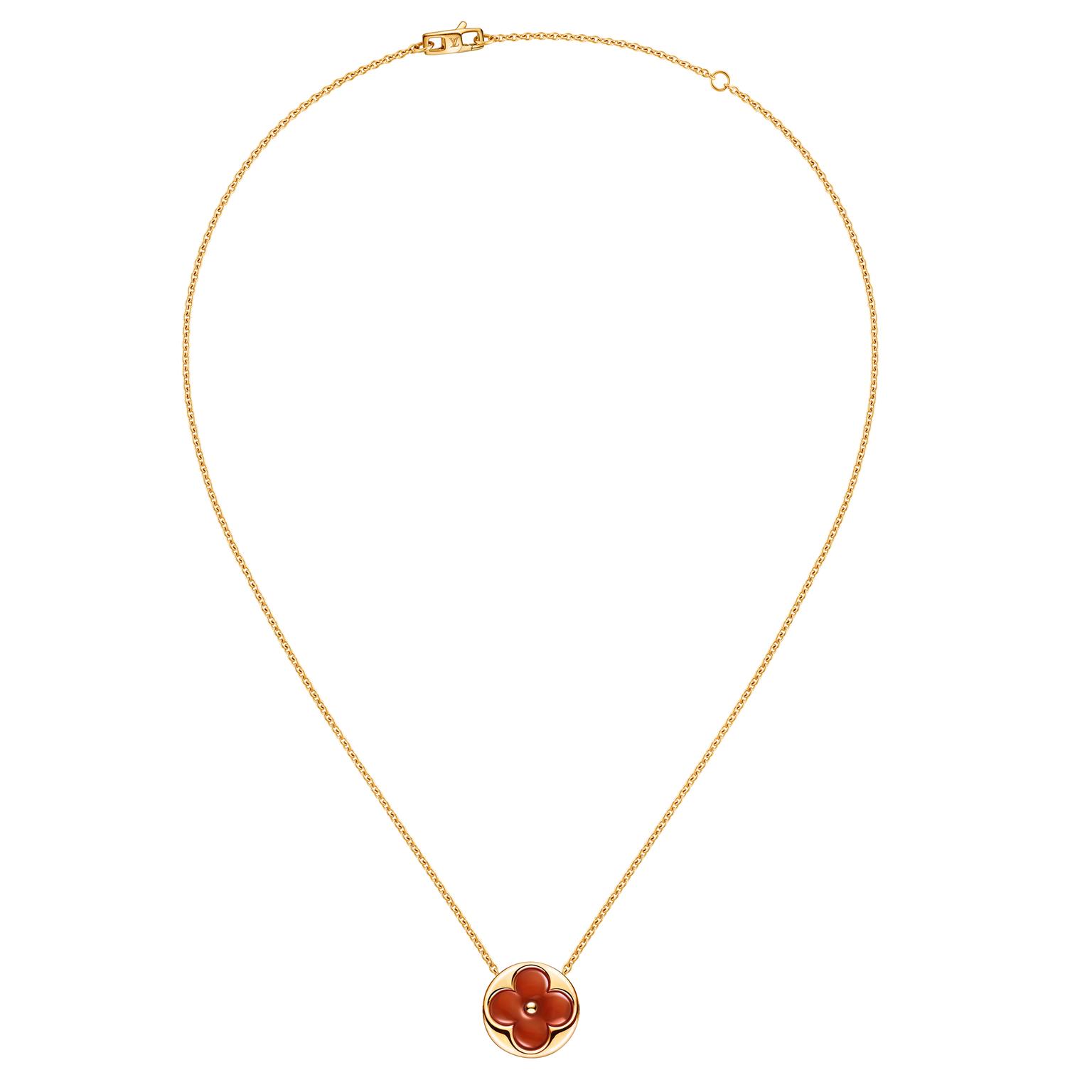 Blossom carnelian necklace, Louis Vuitton